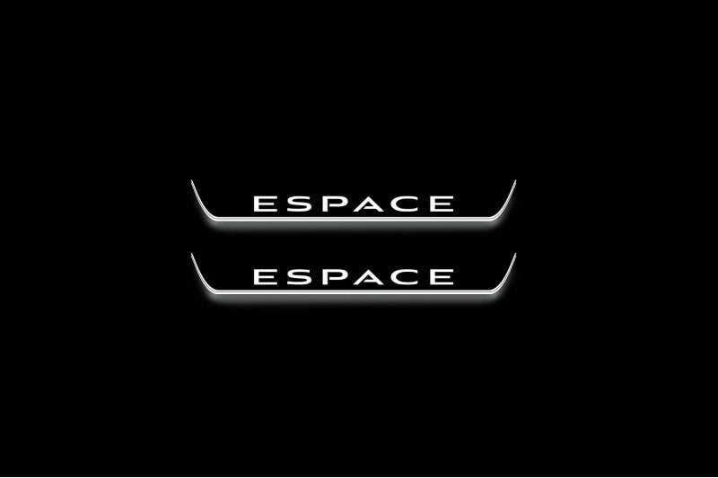 Renault Espace V 2015-2023 Door Sill Protectors With Logo Espace