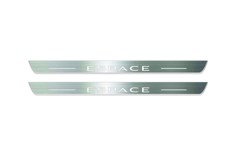 Renault Espace V 2015-2023 Door Sill Protectors With Logo Espace