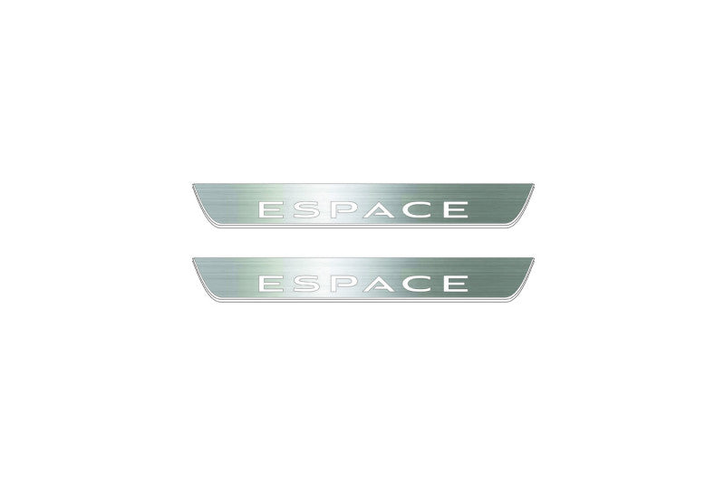 Renault Espace V 2015-2023 Door Sill Protectors With Logo Espace