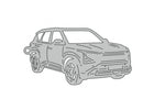 ギャラリービューアーに画像を読み込む、KIA EV5 (2023+) Stainless Steel Keychain (Type 3D)