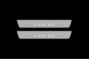 Peugeot Expert III 2016+ Auto Door Sills With Logo Expert Peugeot Led Door Sills opdesign