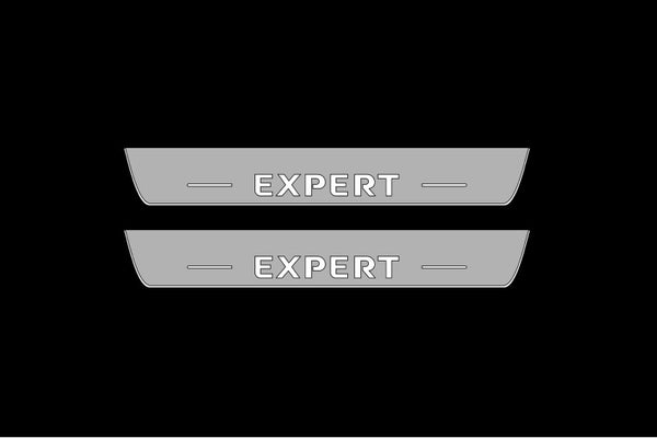 Peugeot Expert III 2016+ Auto Door Sills With Logo Expert