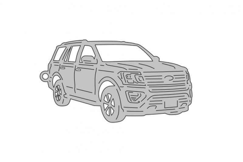 Car Keychain for Ford Expedition IV 2018+ (type 3D) Keychains opdesign