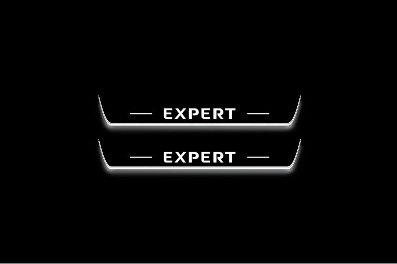 Peugeot Expert III 2016+ Auto Door Sills With Logo Expert