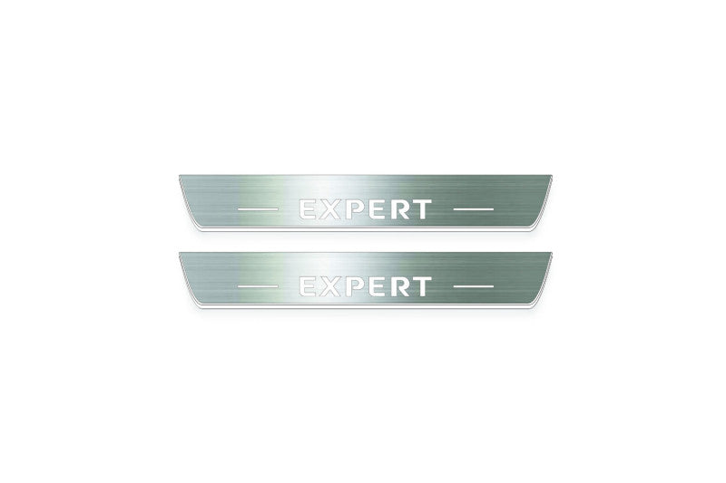 Peugeot Expert III 2016+ Auto Door Sills With Logo Expert