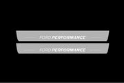 Ford Mustang VI 2015-2023 Car Door Sill With Logo Ford Perfomance Ford Led Door Sills opdesign