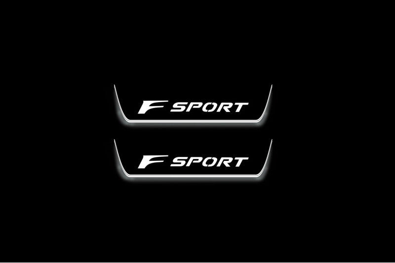 Lexus IS IV 2020+ Door Sill Led Plate With Logo F Sport