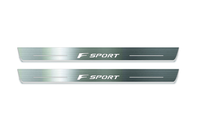 Lexus IS IV 2020+ Door Sill Led Plate With Logo F Sport