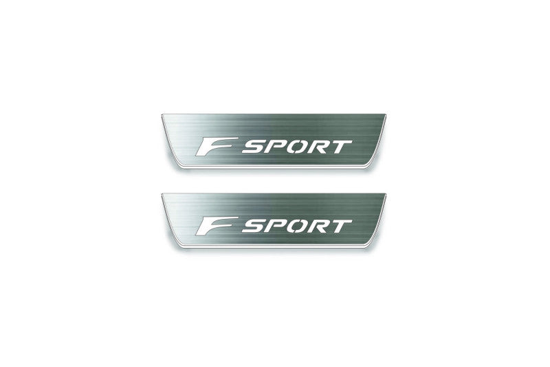 Lexus IS IV 2020+ Door Sill Led Plate With Logo F Sport