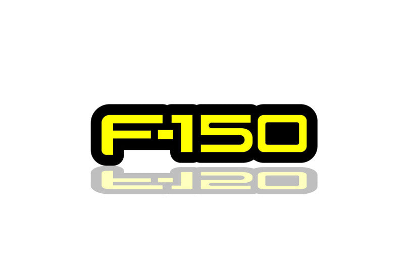 Ford Illuminated LED Radiator Grille Emblems and Badges with F150 logo (Type 2) Ford Led Emblems decoinfabric