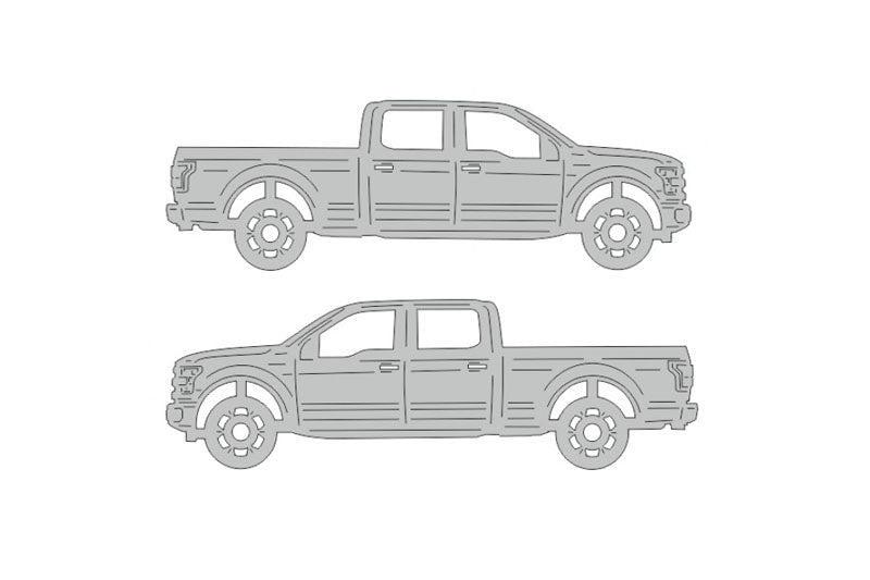 Ford F150 XIII (2015+) Floor Mat Emblem Set – Stainless Steel Badges Car Mats Badges Decoin