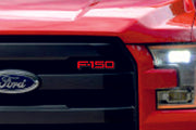 Ford F150 Radiator grille emblem with F150 logo (Type 2) Ford emblems decoinfabric