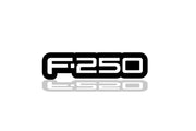Ford Illuminated LED Radiator Grille Emblems and Badges with F250 logo Ford Led Emblems decoinfabric