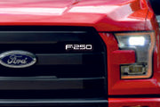 Ford Illuminated LED Radiator Grille Emblems and Badges with F250 logo Ford Led Emblems decoinfabric