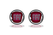 Colored Floor Mat Emblems for Fiat – Add a Touch of Personality Car Mats Badges Decoin