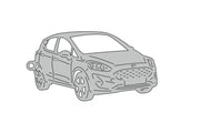 Car Keychain for Ford Fiesta 2017+ (type 3D) Keychains opdesign