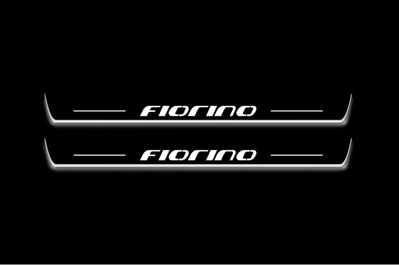 Fiat Fiorino III 2008+ LED Door Sills PRO With Logo Fiorino