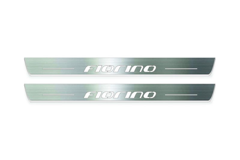 Fiat Fiorino III 2008+ LED Door Sills PRO With Logo Fiorino
