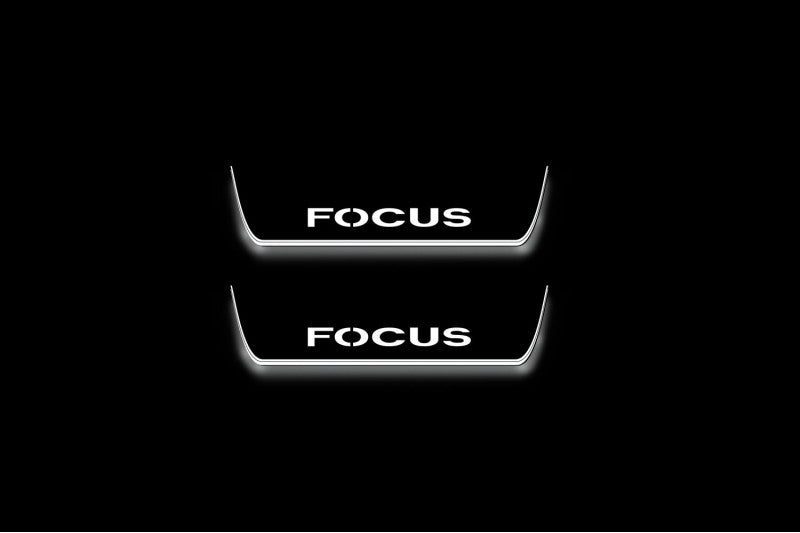 Ford Focus II 2004-2011 Car Light Sill With Logo Focus