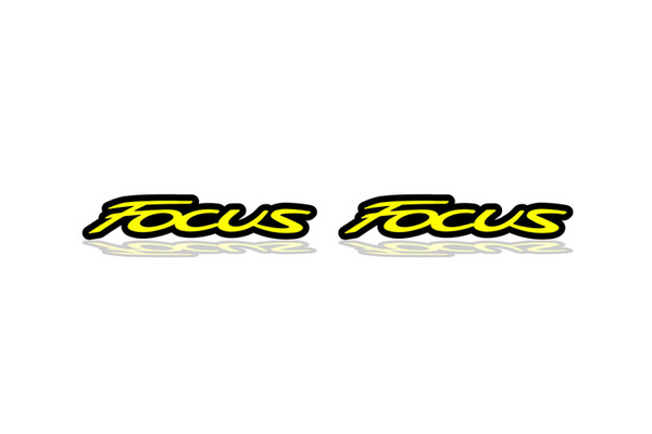 Ford Focus emblem for fenders with Ford Focus III logo