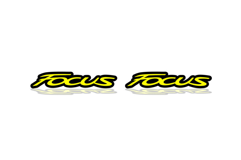 Ford Focus Emblem & Badges set with Ford Focus III logo Ford emblems decoinfabric
