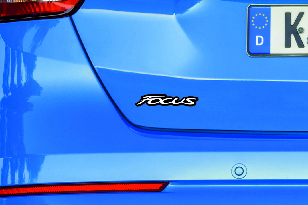 Ford Focus Emblem & Badges set with Ford Focus III logo Ford emblems decoinfabric