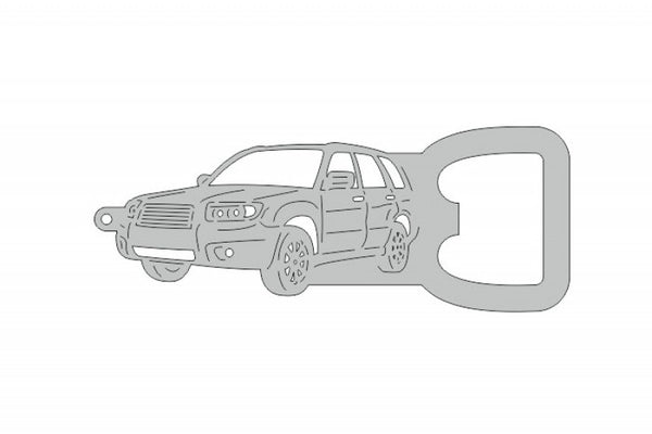 Keychain Bottle Opener for Subaru Forester II 2002-2007