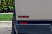Tesla Cybertruck tailgate trunk rear emblem with Foundation logo Tesla emblems decoinfabric