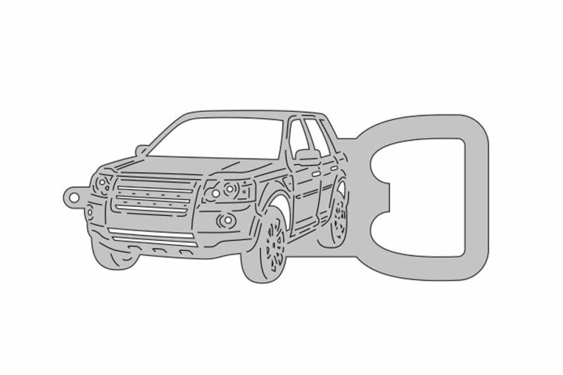Keychain Bottle Opener for Land Rover Freelander II 2006+ Keychains opdesign