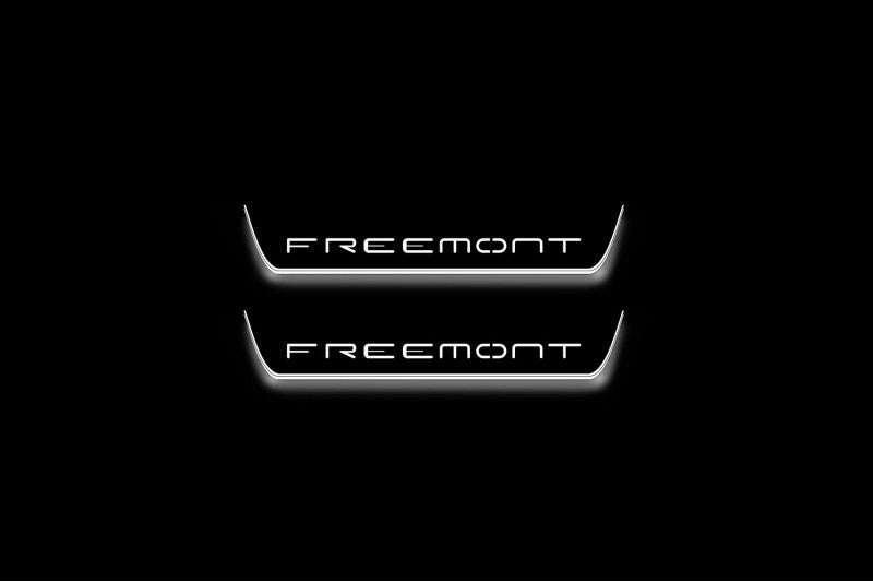Fiat Freemont 2011+ Car Door Sill With Logo Freemont