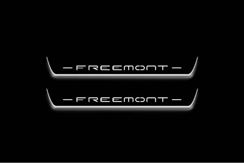 Fiat Freemont 2011+ Car Door Sill With Logo Freemont