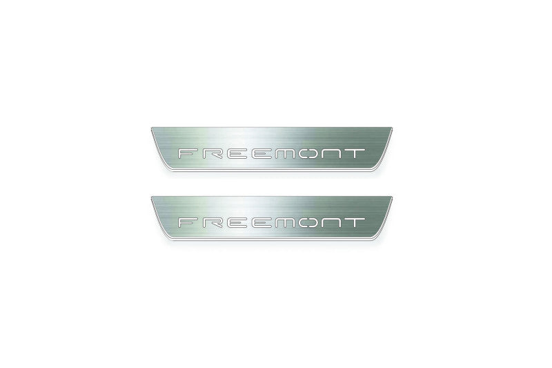Fiat Freemont 2011+ Car Door Sill With Logo Freemont