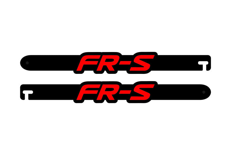 Custom Car Show Door Props FR-S Logo Stainless Steel Car Show Stainless Steel Door Props decoinfabric