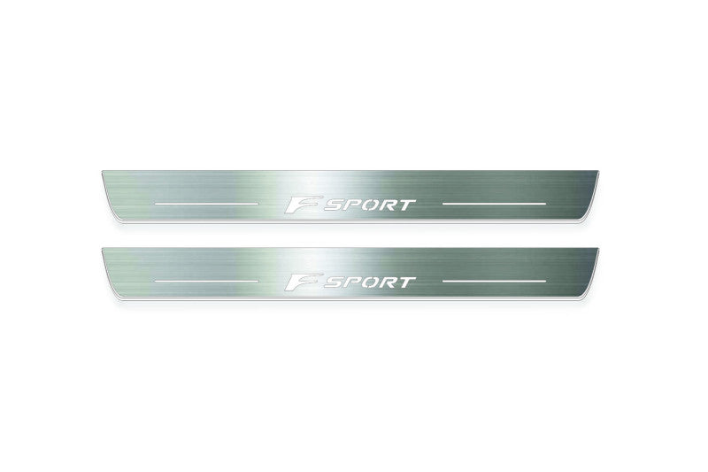Lexus NX I 2014-2021 Led Sill Plates With Logo F Sport