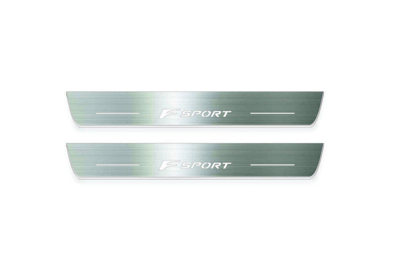 Lexus RX IV 2015-2023 LED Door Sill With Logo F Sport