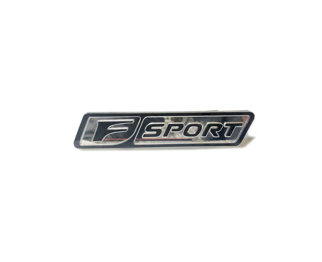 Lexus Radiator grille emblem with F Sport logo (Type 2) Lexus emblems decoinfabric