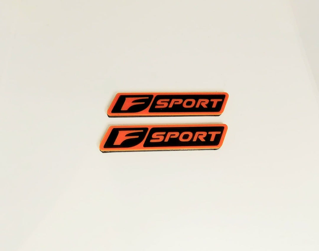 Lexus emblem for fenders with F Sport logo (type 2) Lexus emblems decoinfabric