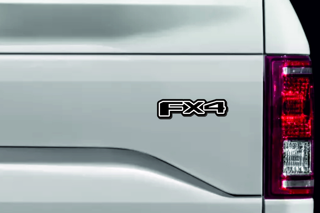 Ford F150 tailgate trunk rear emblem with FX4 logo Ford emblems decoinfabric