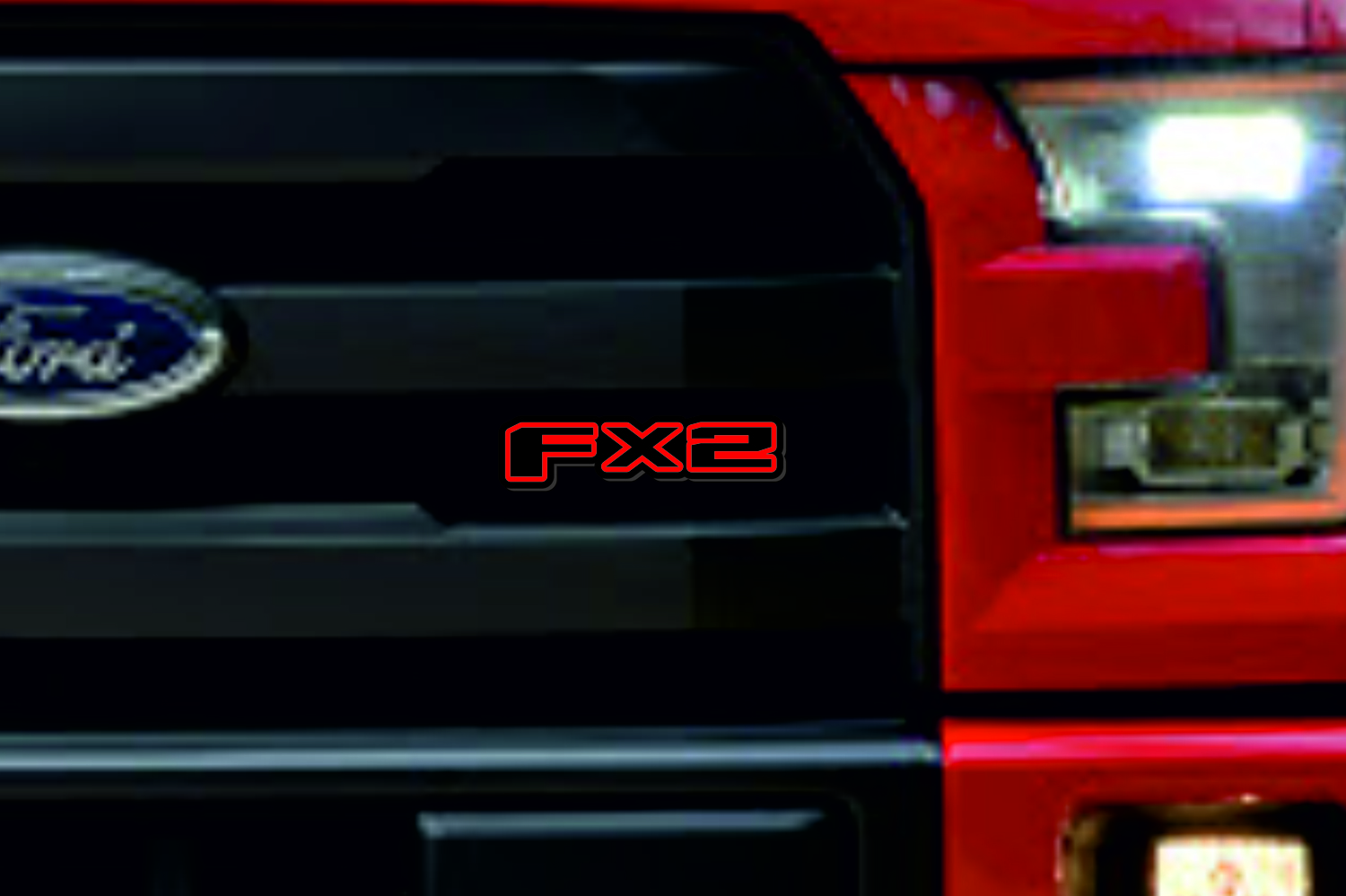 Ford Emblem & Badges set with FX2 logo