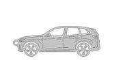 Car Keychain BMW X3 G45 2024+ (type STEEL) Keychains opdesign
