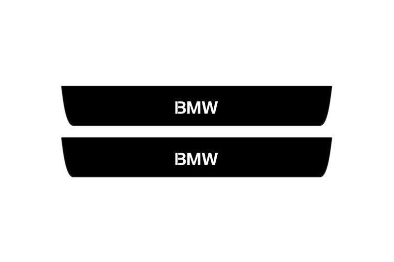 BMW 5 G60 2023+ Led Door Sill Pro With Logo BMW (Premium Painting) BMW Led Door Sills PRO opdesign