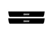 BMW 5 G60 2023+ Led Door Sill Pro With Logo BMW (Premium Painting) BMW Led Door Sills PRO opdesign