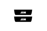 BMW 5 G60 2023+ Led Door Sill Pro With Logo ///M (Premium Painting) BMW Led Door Sills PRO opdesign