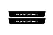 BMW 5 G60 2023+ Led Door Sill Pro With Logo M Performance (Premium Painting) BMW Led Door Sills PRO opdesign