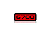Mercedes Illuminated LED Radiator Grille Emblems and Badges with G700 (type 2) logo Mercedes Led Emblems decoinfabric