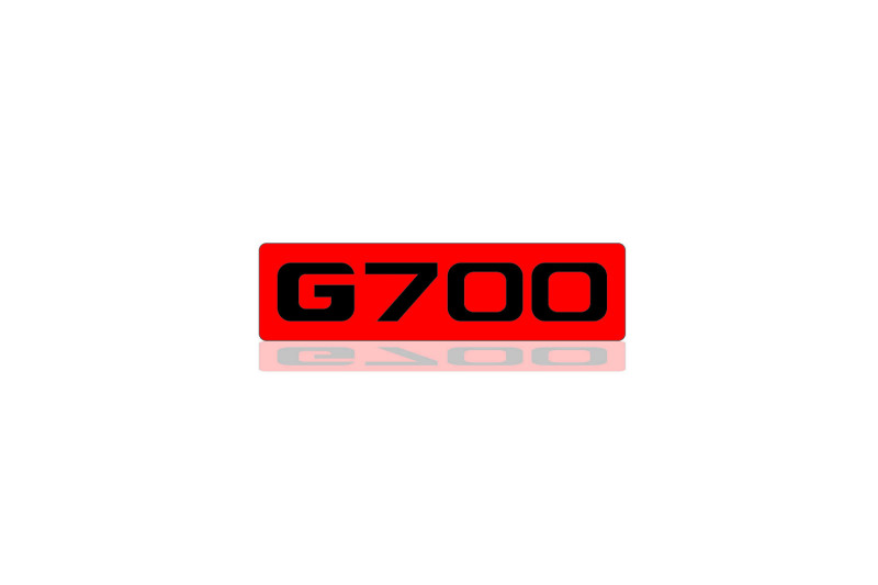 Mercedes G-Class Emblem & Badges set with G700 logo (Type 2)