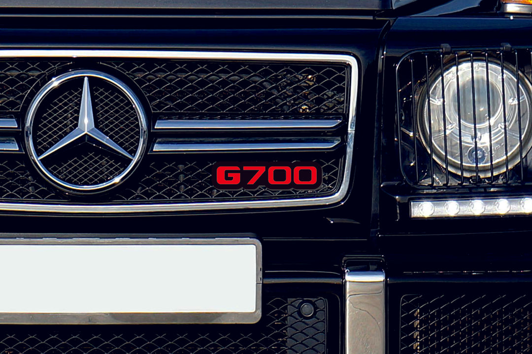 Mercedes Illuminated LED Radiator Grille Emblems and Badges with G700 (type 1) logo Mercedes Led Emblems decoinfabric