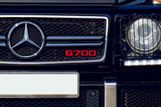 Mercedes Illuminated LED Radiator Grille Emblems and Badges with G700 (type 1) logo Mercedes Led Emblems decoinfabric