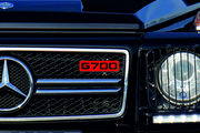 Mercedes G-Class Radiator grille emblem with G700 logo (type 2) Mercedes emblems decoinfabric