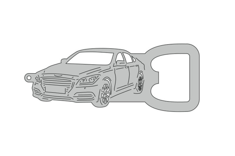 Keychain Bottle Opener for Genesis G80 I 2016-2020 Keychains opdesign